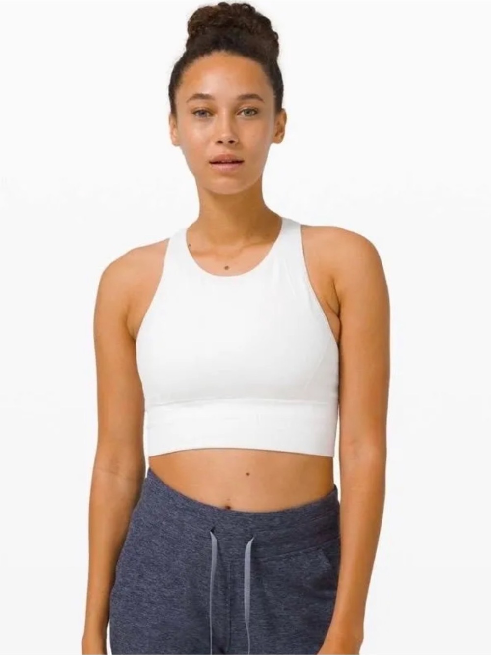 Lululemon Ebb to Train Bra *Medium Support, C/D Cup White